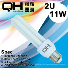 2U 11W energiesparende Licht/CFL Licht/speichern Licht/speichern Energie Licht E27 6500K